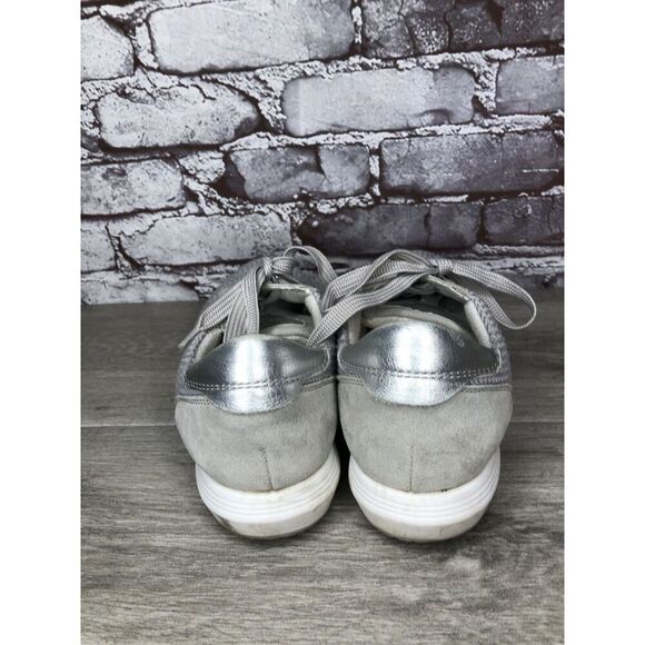 Ara Light Gray Knit Fabric Lace Up Casual Sneakers Women Sz 9.5M US/40EU/7UK - Picture 10 of 16